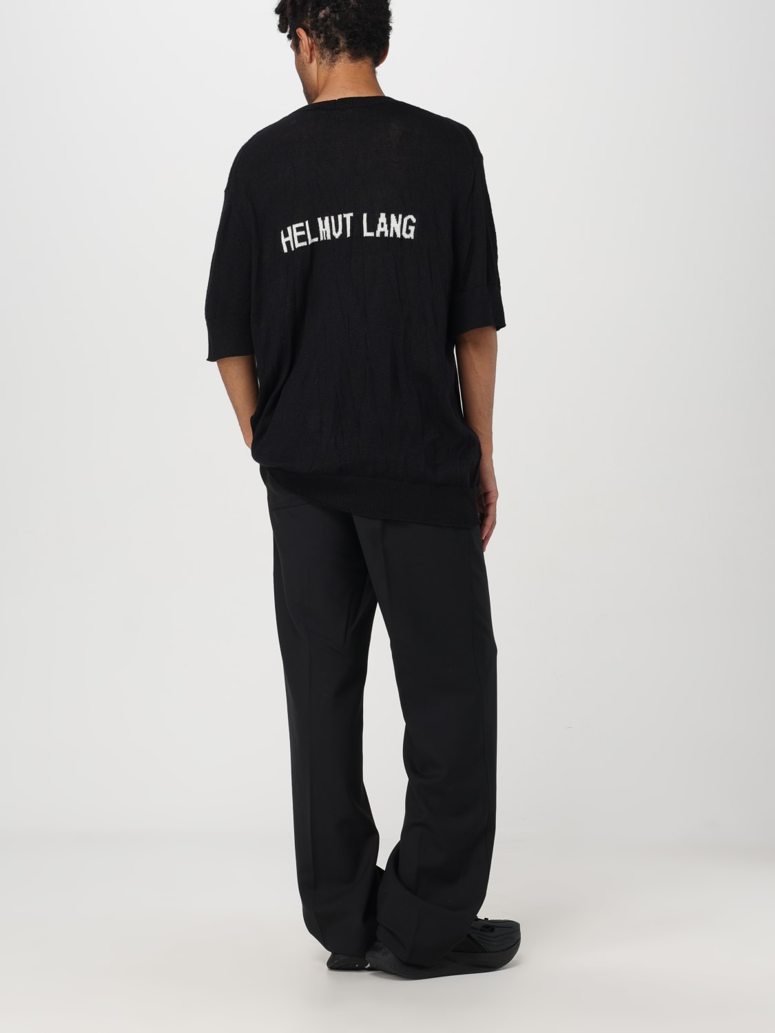 HELMUT LANG ФУТБОЛКА: Футболка Мужское Helmut Lang, Черный - Img 2