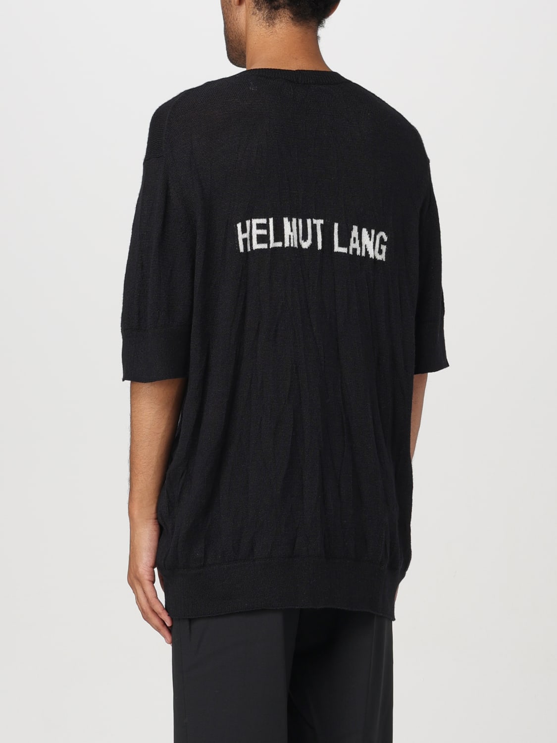 HELMUT LANG ФУТБОЛКА: Футболка Мужское Helmut Lang, Черный - Img 3