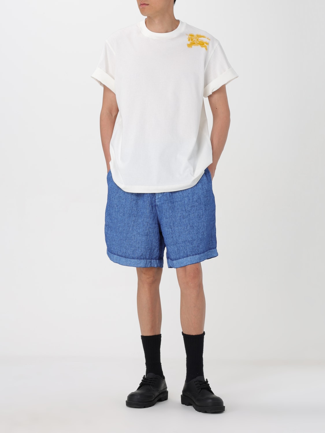 BURBERRY SHORT: Short homme Burberry, Bleu - Img 2