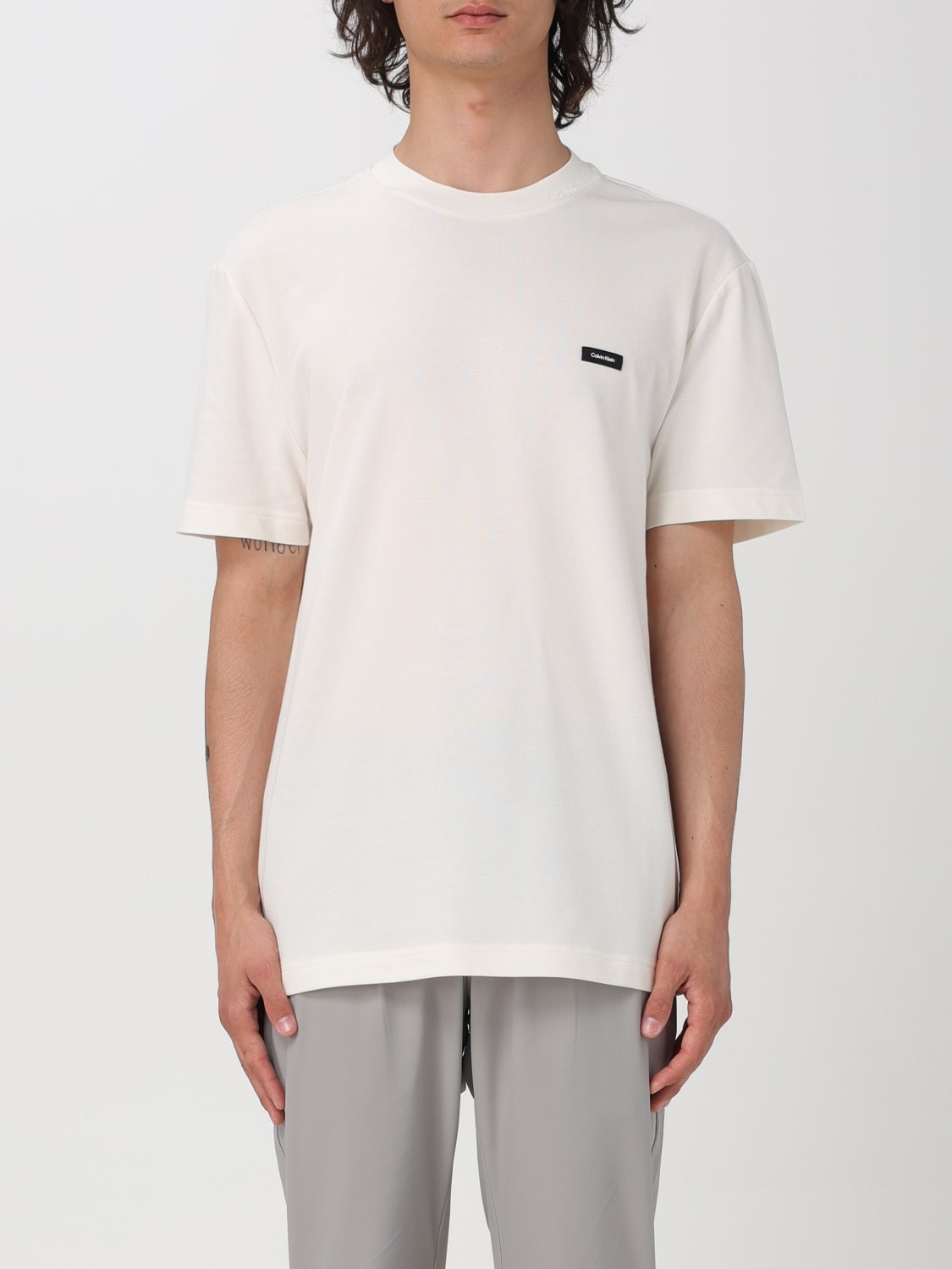 Giglio T-shirt Calvin Klein in cotone con logo