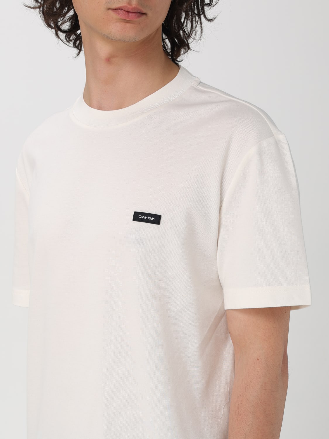 CALVIN KLEIN T-SHIRT: T-shirt men Calvin Klein, White - Img 3