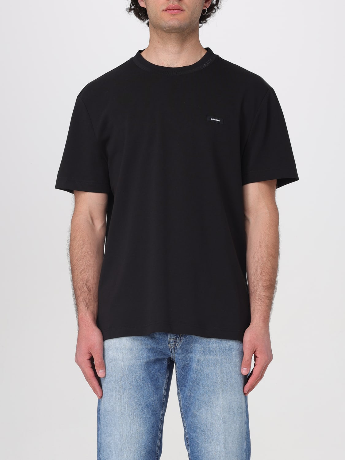 CALVIN KLEIN T-SHIRT: T-shirt men Calvin Klein, Black - Img 1