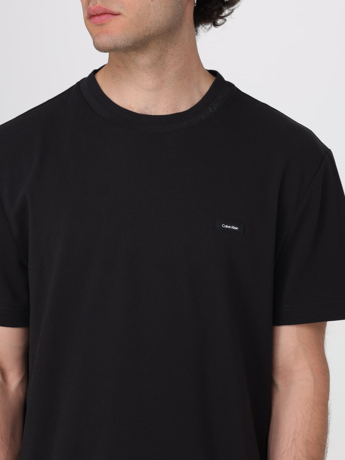 CALVIN KLEIN T-SHIRT: T-shirt men Calvin Klein, Black - Img 3