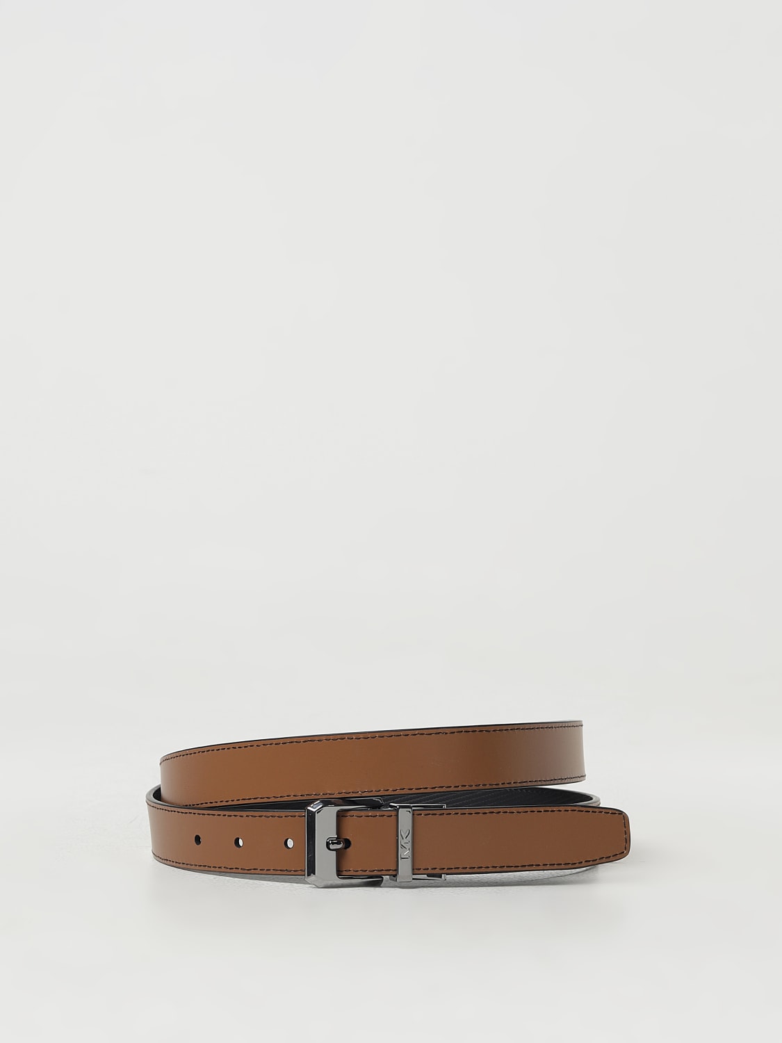 Michael kors men's logo belt clearance