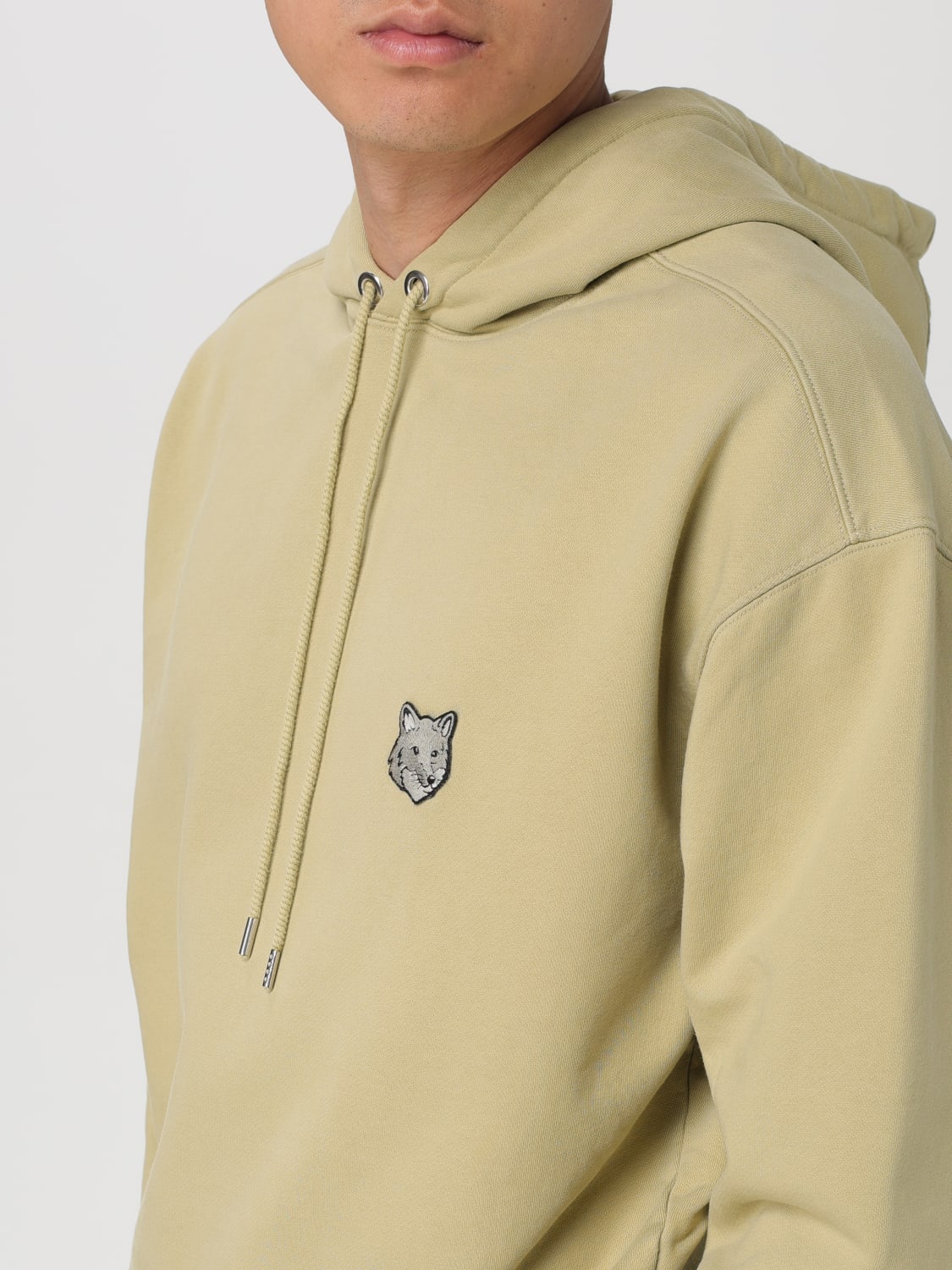 MAISON KITSUNÉ SWEATSHIRT: Sweatshirt men Maison KitsunÉ, Green - Img 3