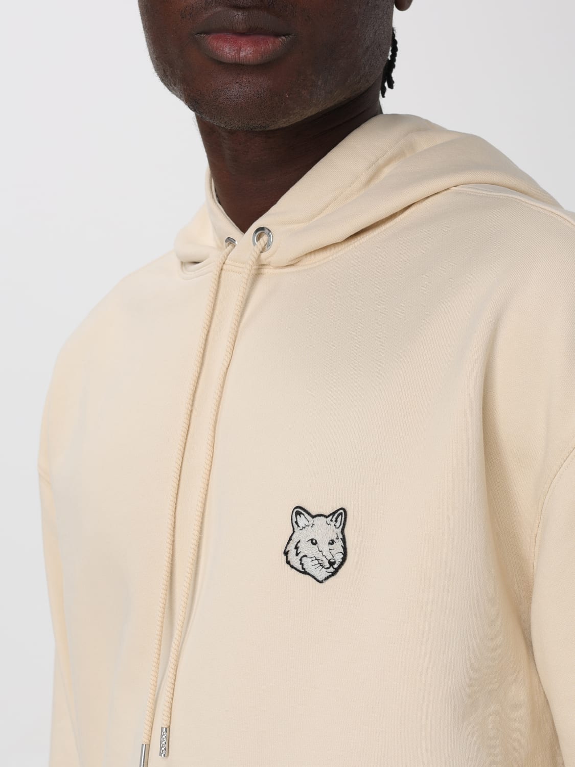 MAISON KITSUNÉ SWEATSHIRT: Sweatshirt men Maison KitsunÉ, Ivory - Img 3