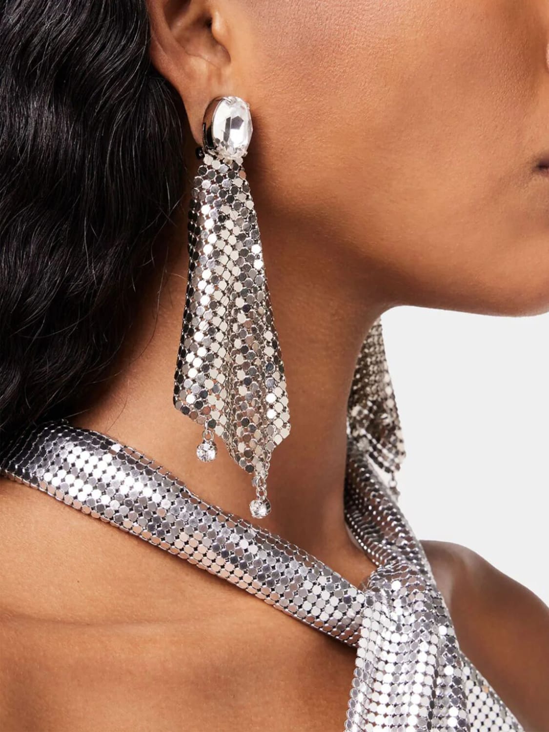 アクセサリーその他 RABANNE Woman Jewel Silver 24SBB0287MET042 M064 Rabanne Outlet: Jewel woman - Silver | Rabanne jewel