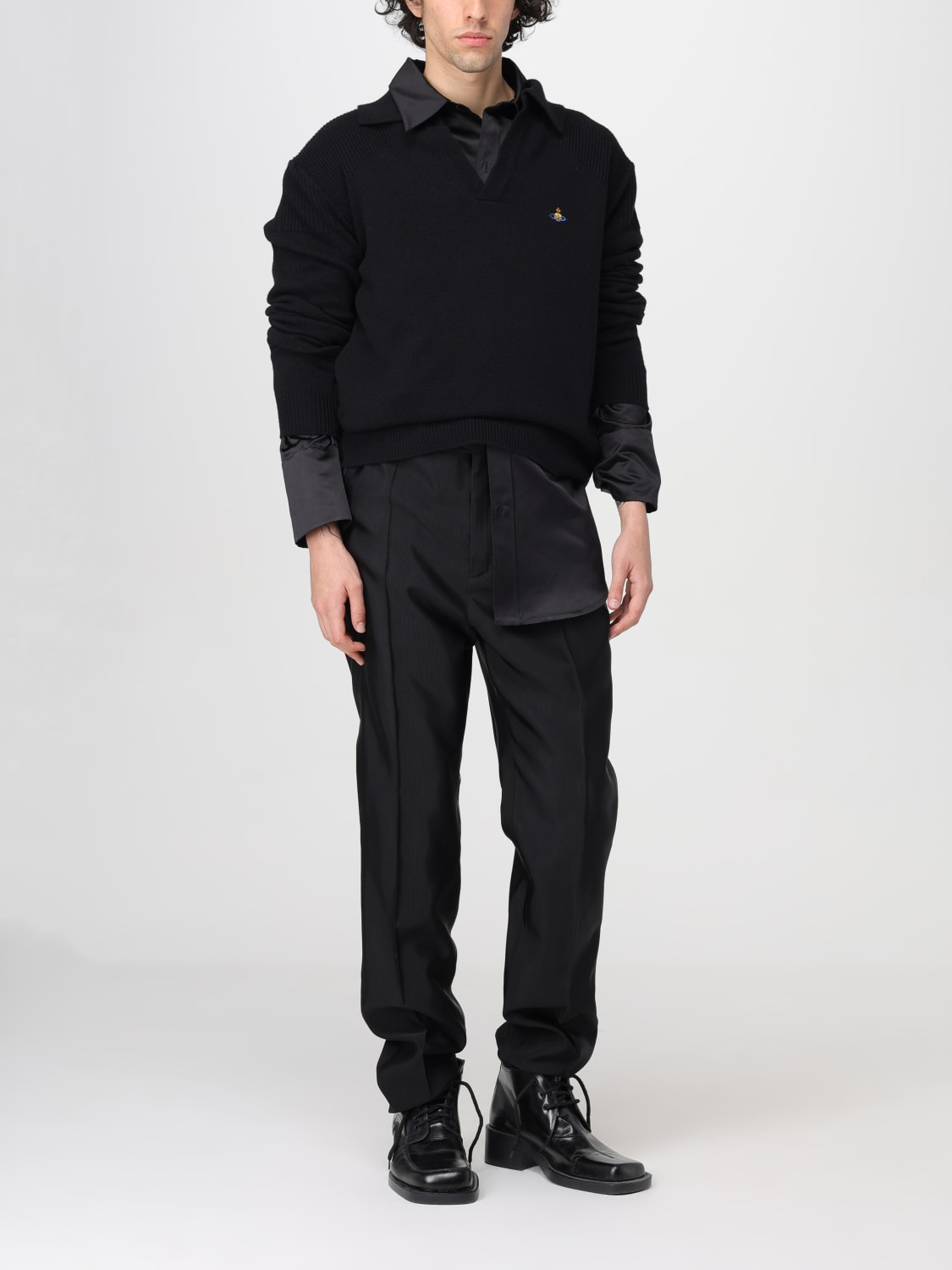 VIVIENNE WESTWOOD SWEATER: Sweater men Vivienne Westwood, Black - Img 2