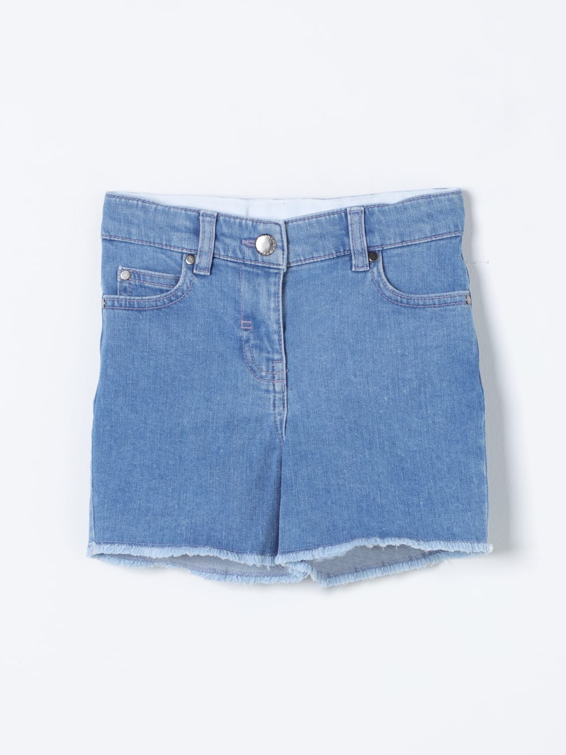 STELLA MCCARTNEY KIDS SHORT: Short kids Stella McCartney Kids, Gnawed Blue - Img 1