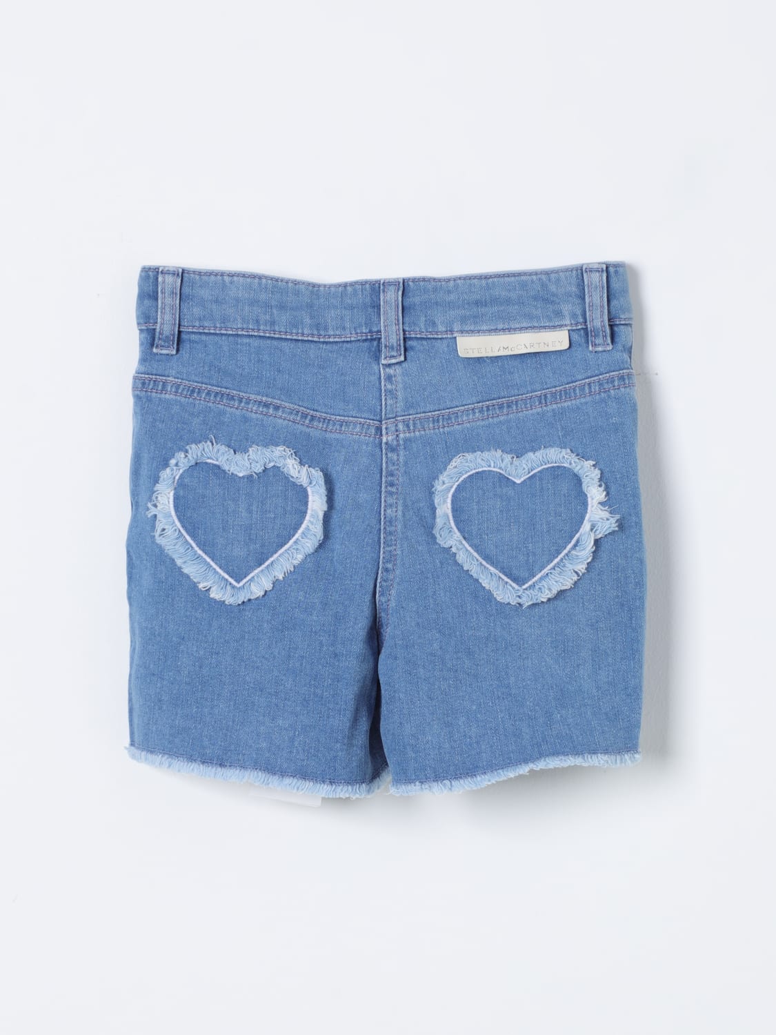 STELLA MCCARTNEY KIDS SHORT: Short kids Stella McCartney Kids, Gnawed Blue - Img 2