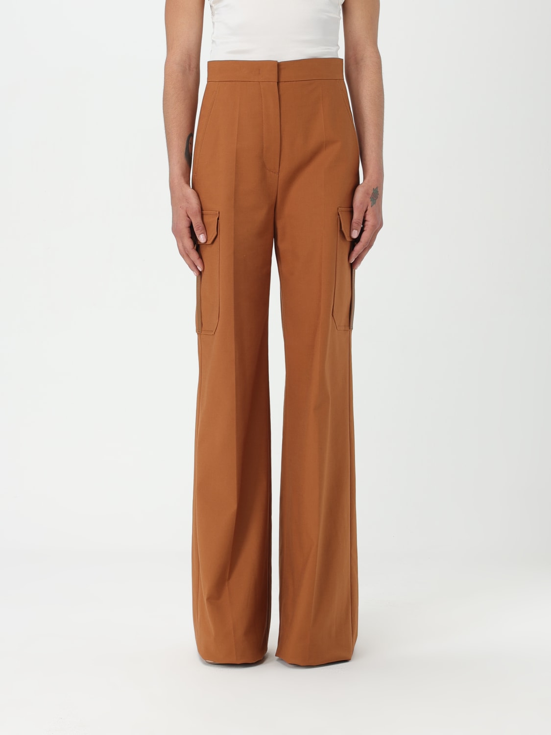 パンツ MAX MARA Woman Pants Brown 2511131011600 004 MAX MARA: Pants woman - Brown | Max Mara pants 241131112600