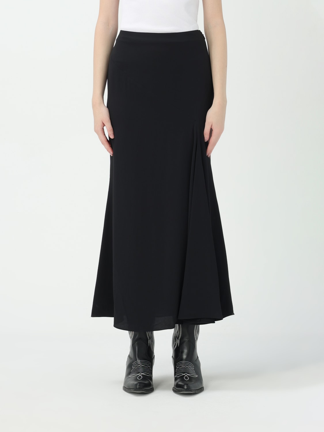 スカート ISABEL MARANT Woman Skirt Black JU0213FAB2J02I 01BK Isabel Marant Outlet: Skirt woman - Black | Isabel Marant