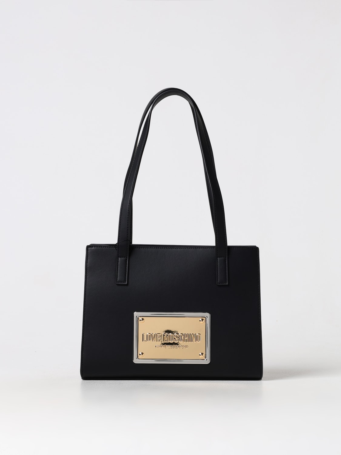 LOVE MOSCHINO BOLSO DE MANO: Bolso de mano mujer Love Moschino, Negro - Img 1