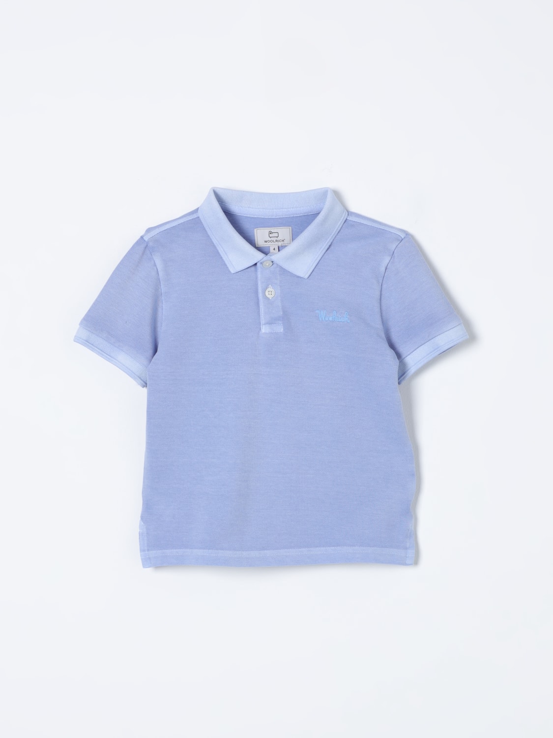 WOOLRICH POLO: Camiseta niños Woolrich, Azul Oscuro - Img 1