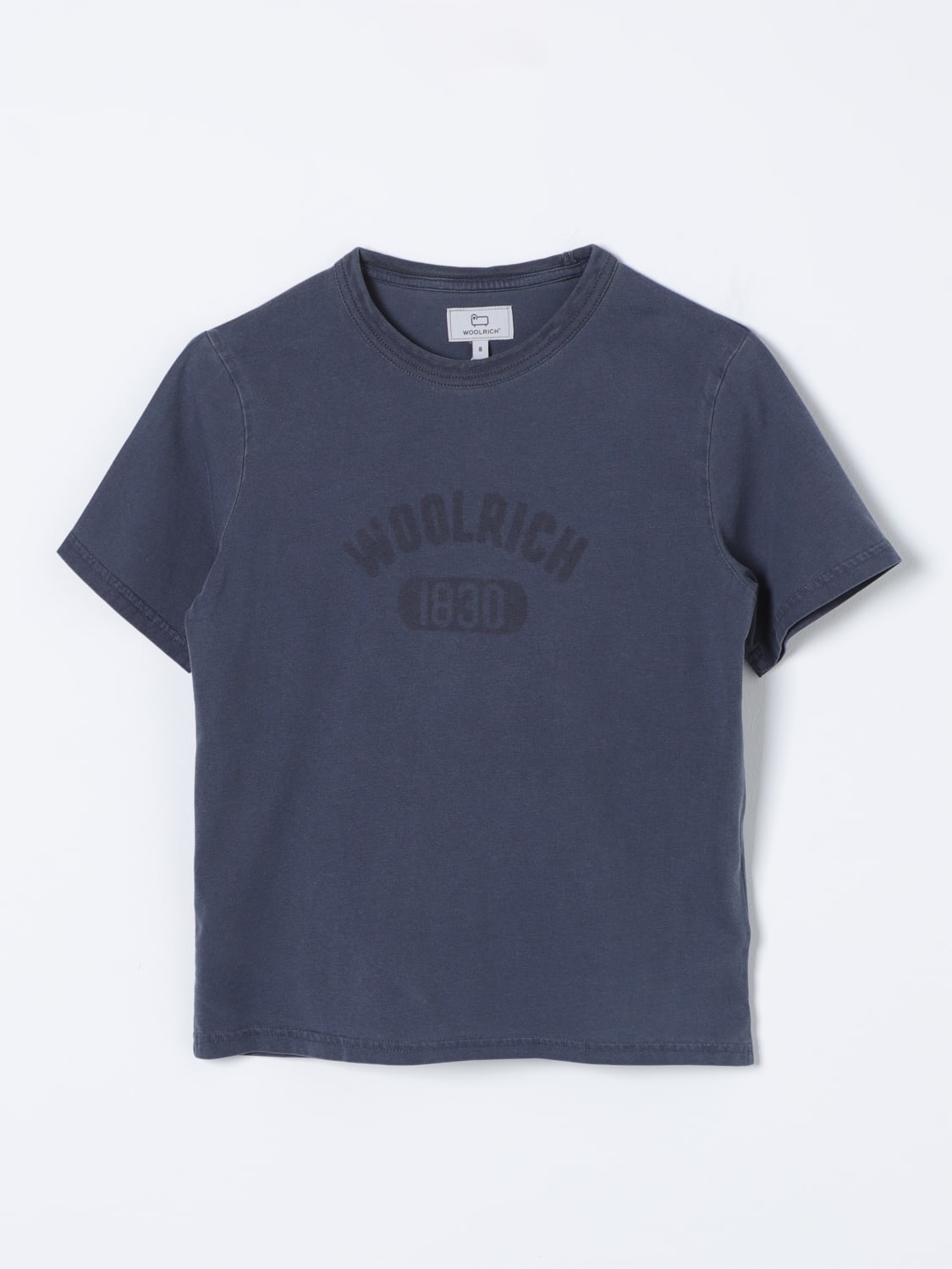 WOOLRICH T-SHIRT: T-shirt kids Woolrich, Blue - Img 1