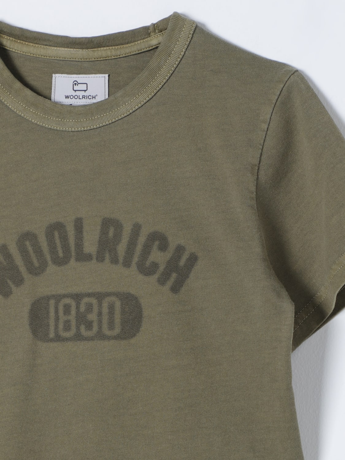 WOOLRICH 티셔츠: 티셔츠 남아 Woolrich, 그린 - Img 3