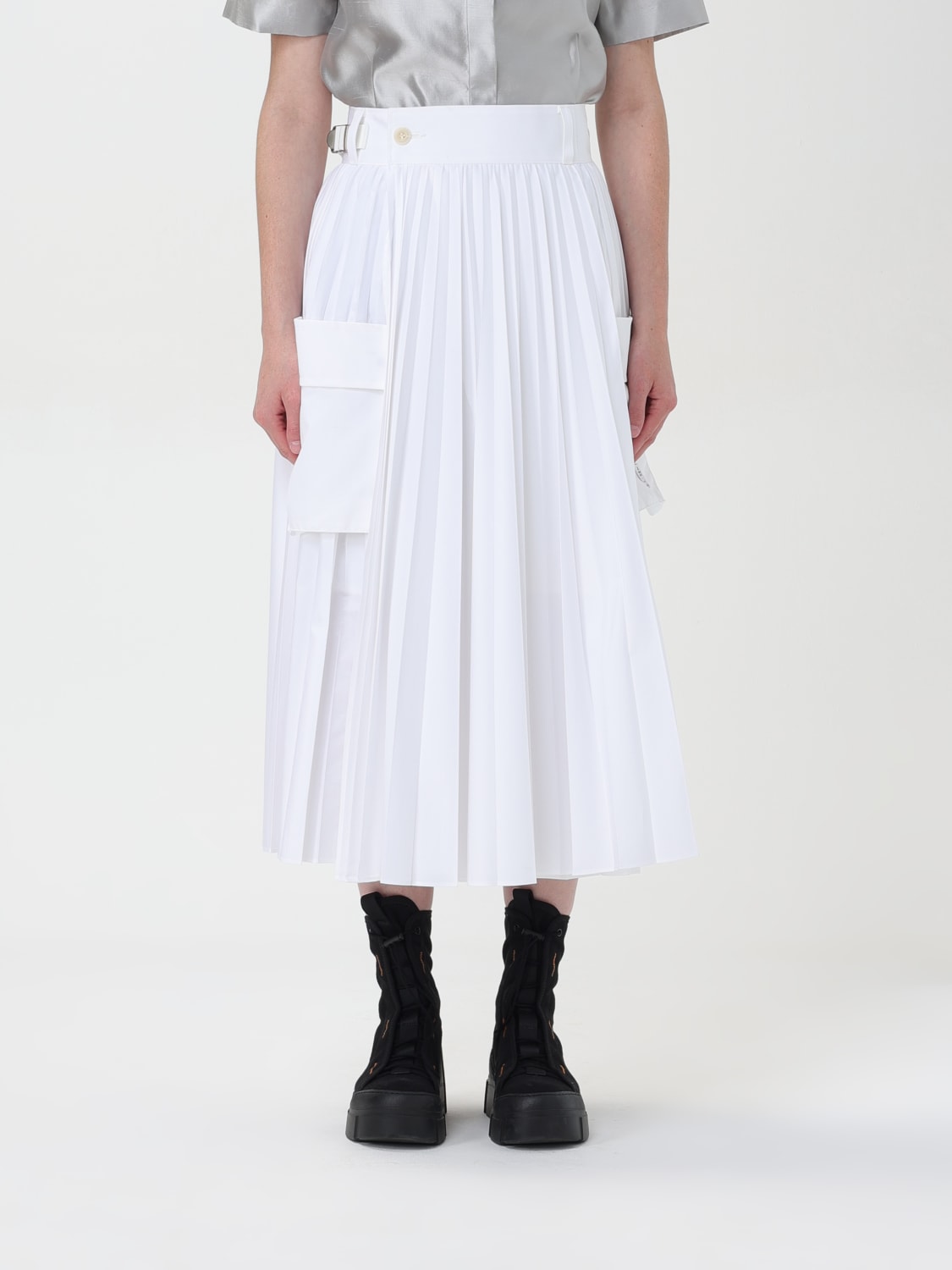 SACAI SKIRT: Shirt woman Sacai, White - Img 1