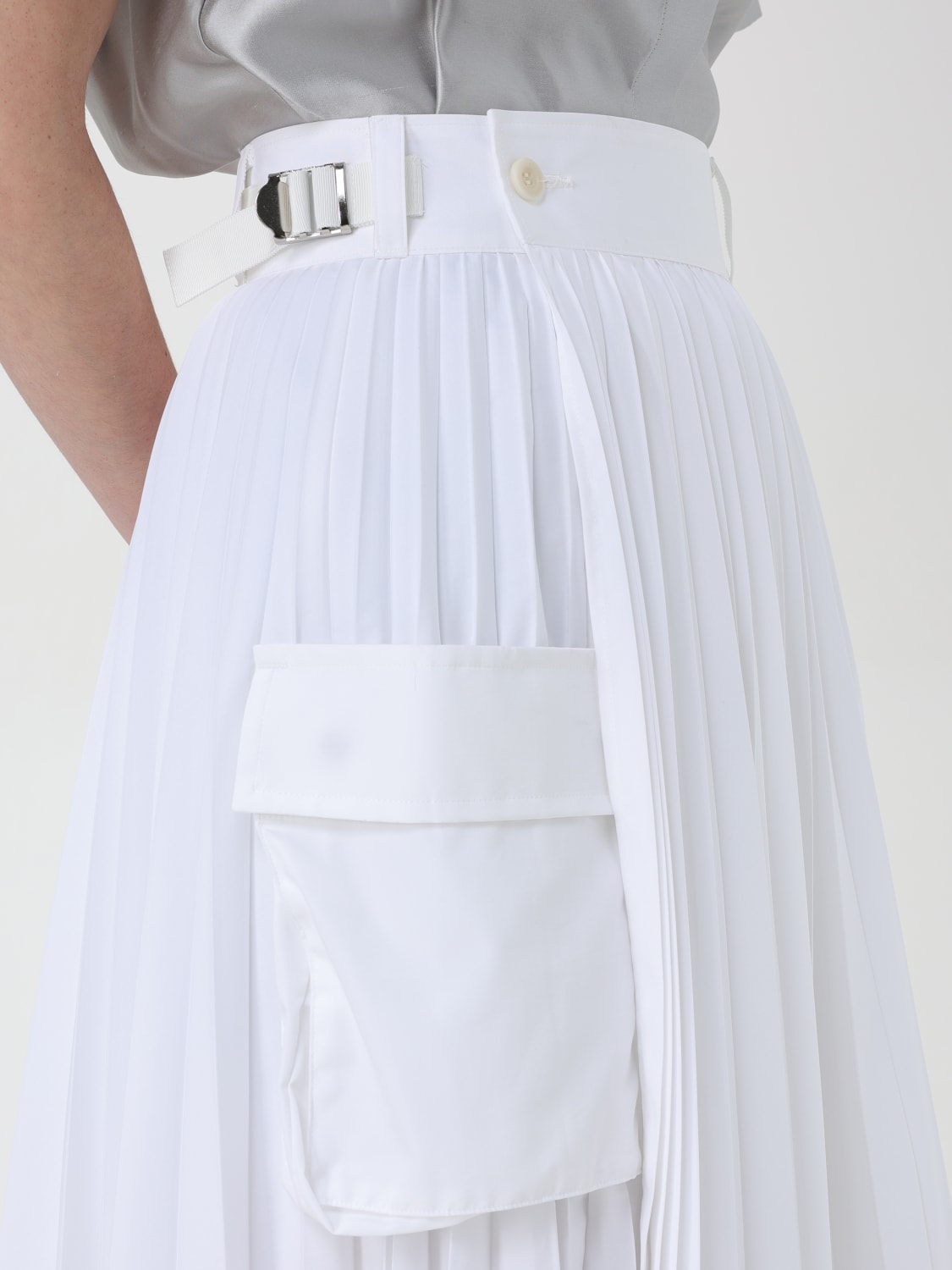 SACAI SKIRT: Shirt woman Sacai, White - Img 5