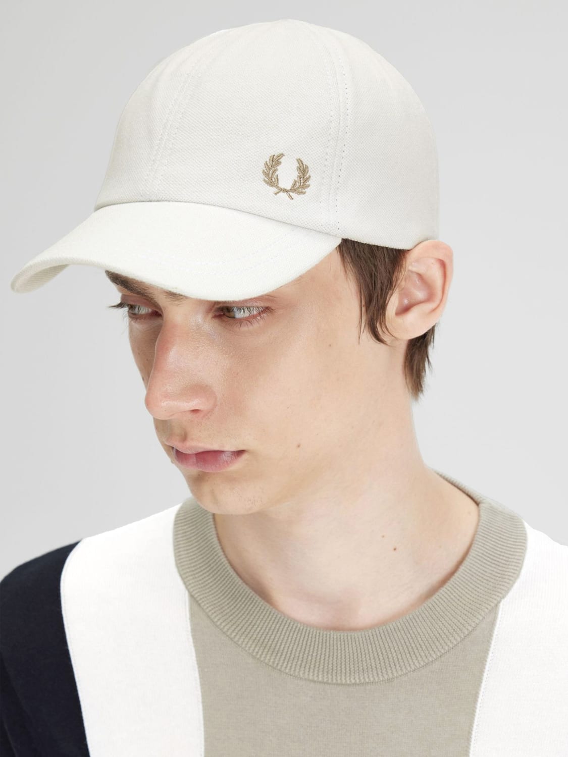 FRED PERRY GORRO: Gorro hombre Fred Perry, Blanco - Img 2