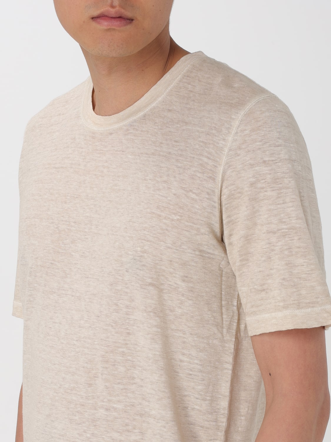 120% LINO T-SHIRT: T-shirt men 120% Lino, Safari - Img 3