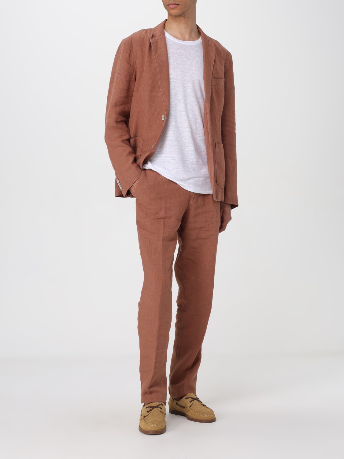 120% LINO BLAZER: Veste homme 120% Lino, Tabac - Img 2