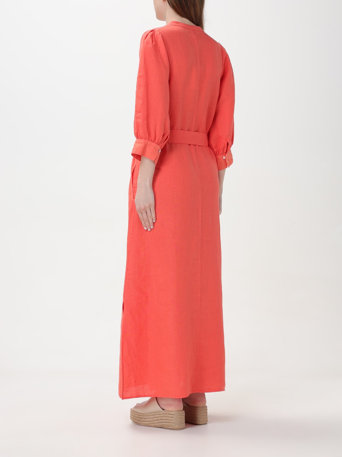 120% Lino Outlet: Dress woman - Red | 120% Lino dress ...