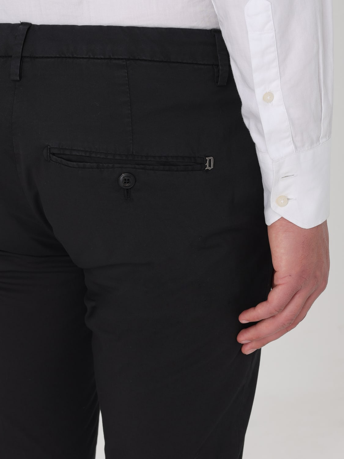 DONDUP PANTS: Pants men Dondup, Black - Img 3