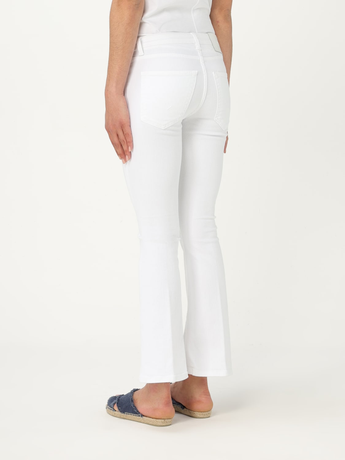 DONDUP JEANS: Jeans Dondup in denim , Bianco - Img 2