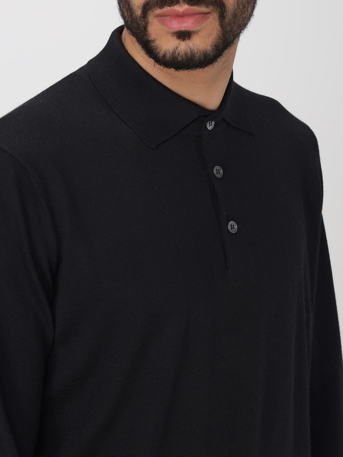 Polo Shirt BRUNELLO CUCINELLI Men color Black