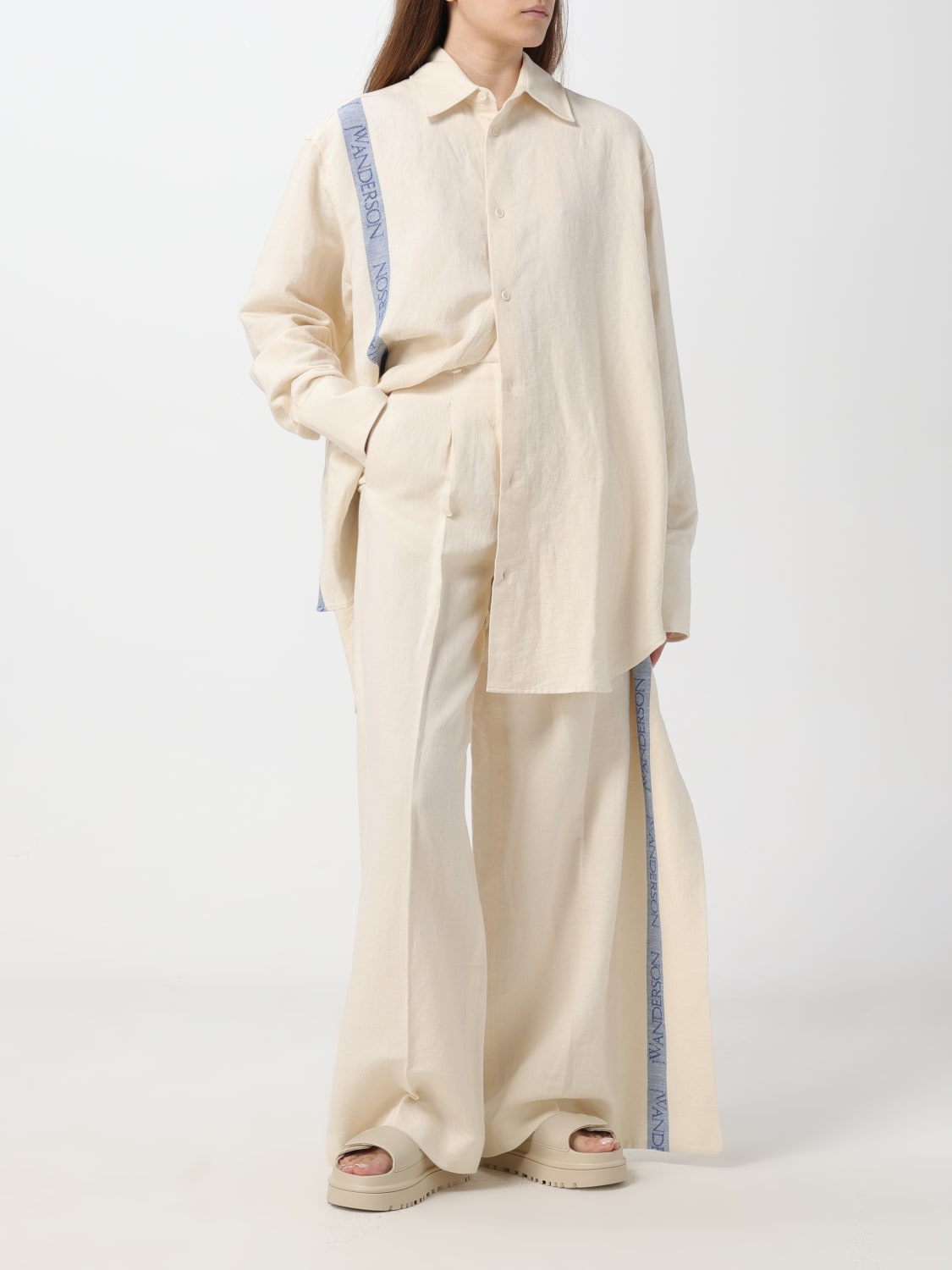 パンツ J W ANDERSON PANTS (TR0334PG1483 046) Jw Anderson Outlet: Pants woman - Beige | Jw Anderson pants
