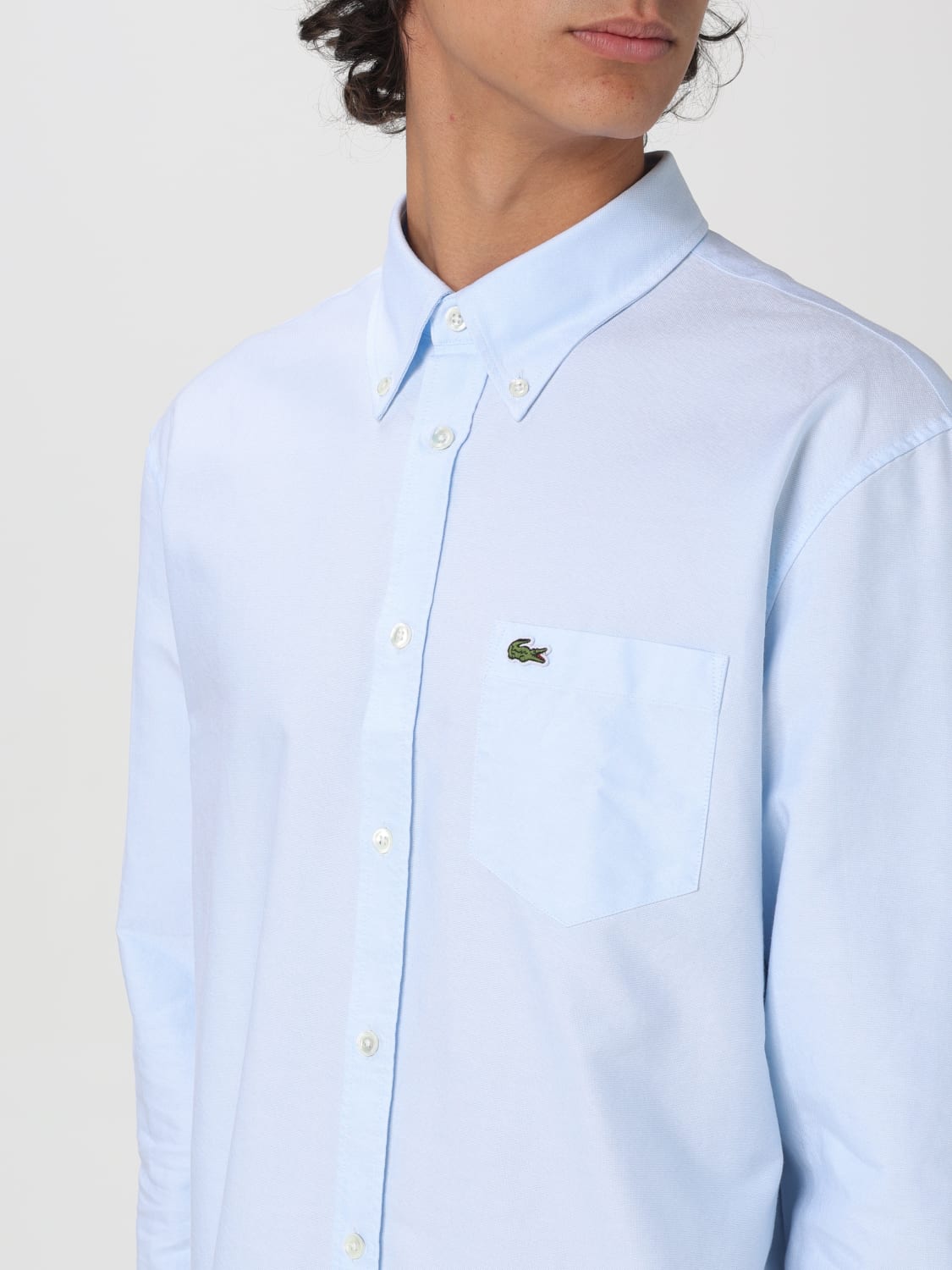 LACOSTE CAMISA: Camisa hombre Lacoste, Celeste - Img 3