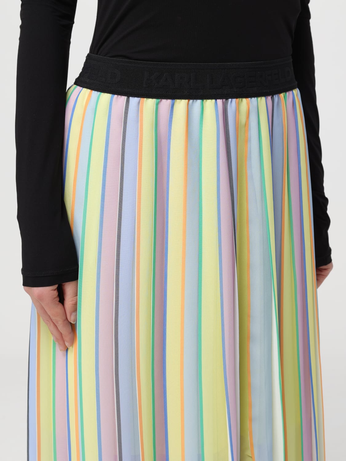 KARL LAGERFELD SKIRT: Skirt woman Karl Lagerfeld, Multicolor - Img 3