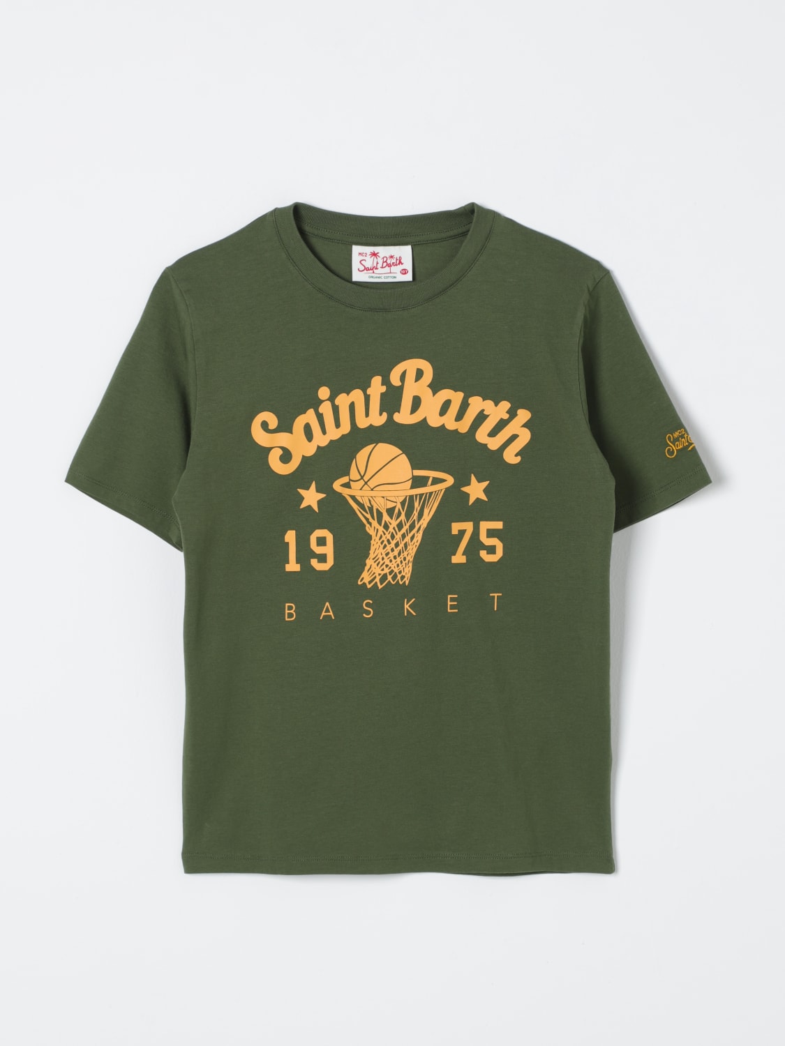 MC2 SAINT BARTH Tシャツ: Tシャツ ボーイ Mc2 Saint Barth, グリーン - Img 1