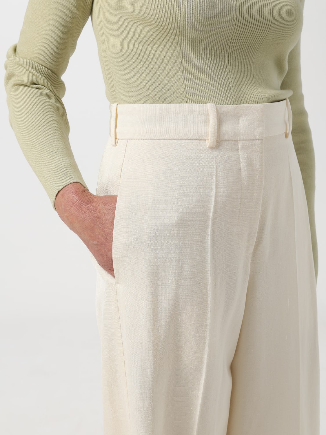 JIL SANDER PANTS: Pants woman Jil Sander, White - Img 5