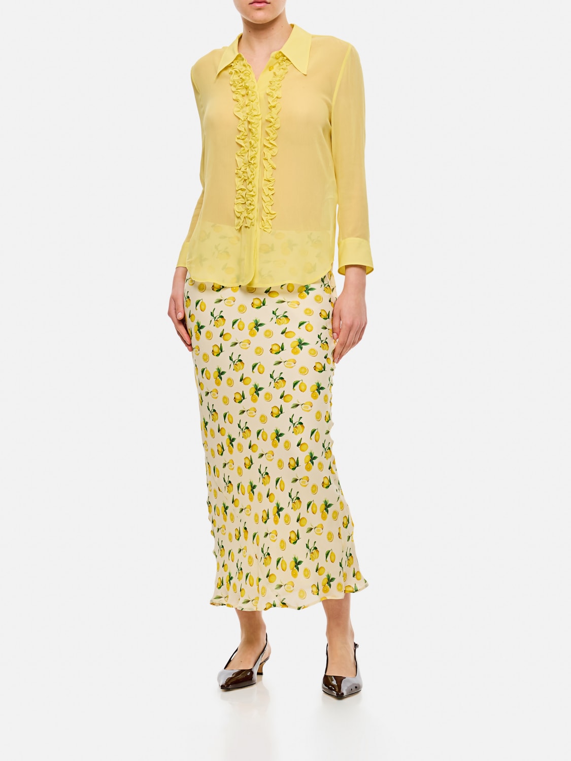 STELLA MCCARTNEY HEMDBLUSE: Hemdbluse damen Stella McCartney, Gelb - Img 2