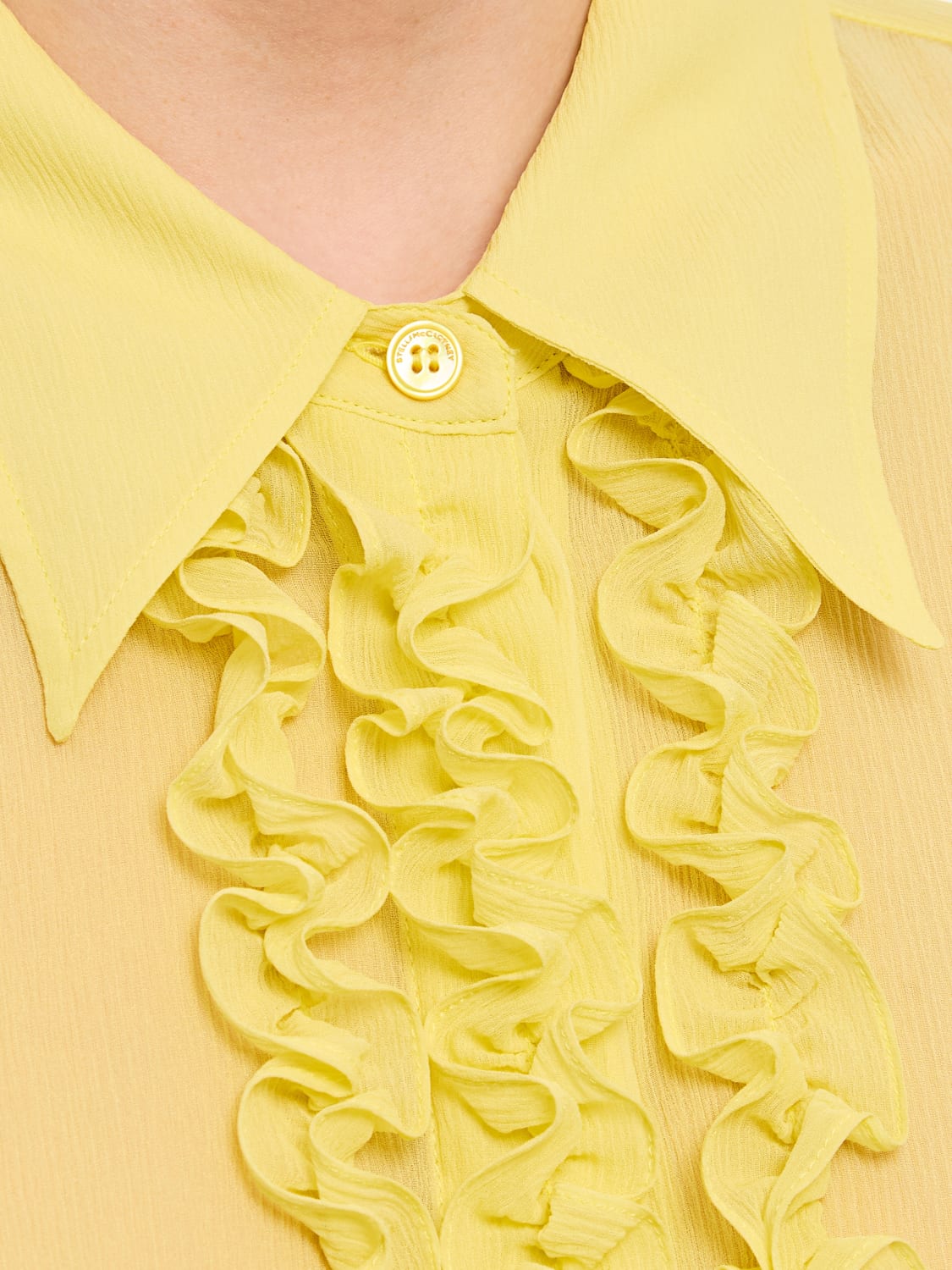 STELLA MCCARTNEY HEMDBLUSE: Hemdbluse damen Stella McCartney, Gelb - Img 4