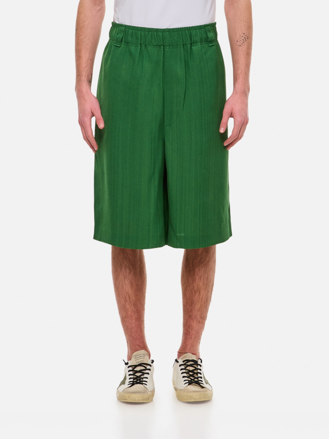 JACQUEMUS SHORTS: Short men Jacquemus, Green - Img 1