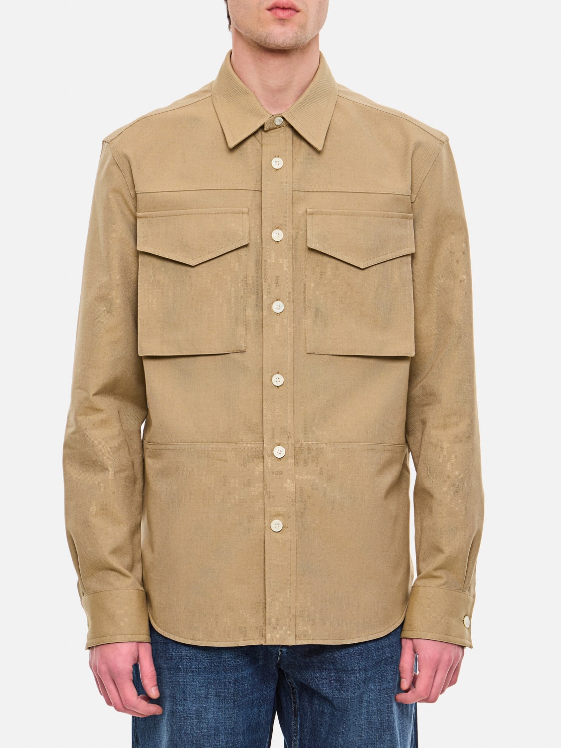 MCQUEEN SHIRT: Sweater men McQueen, Beige - Img 1