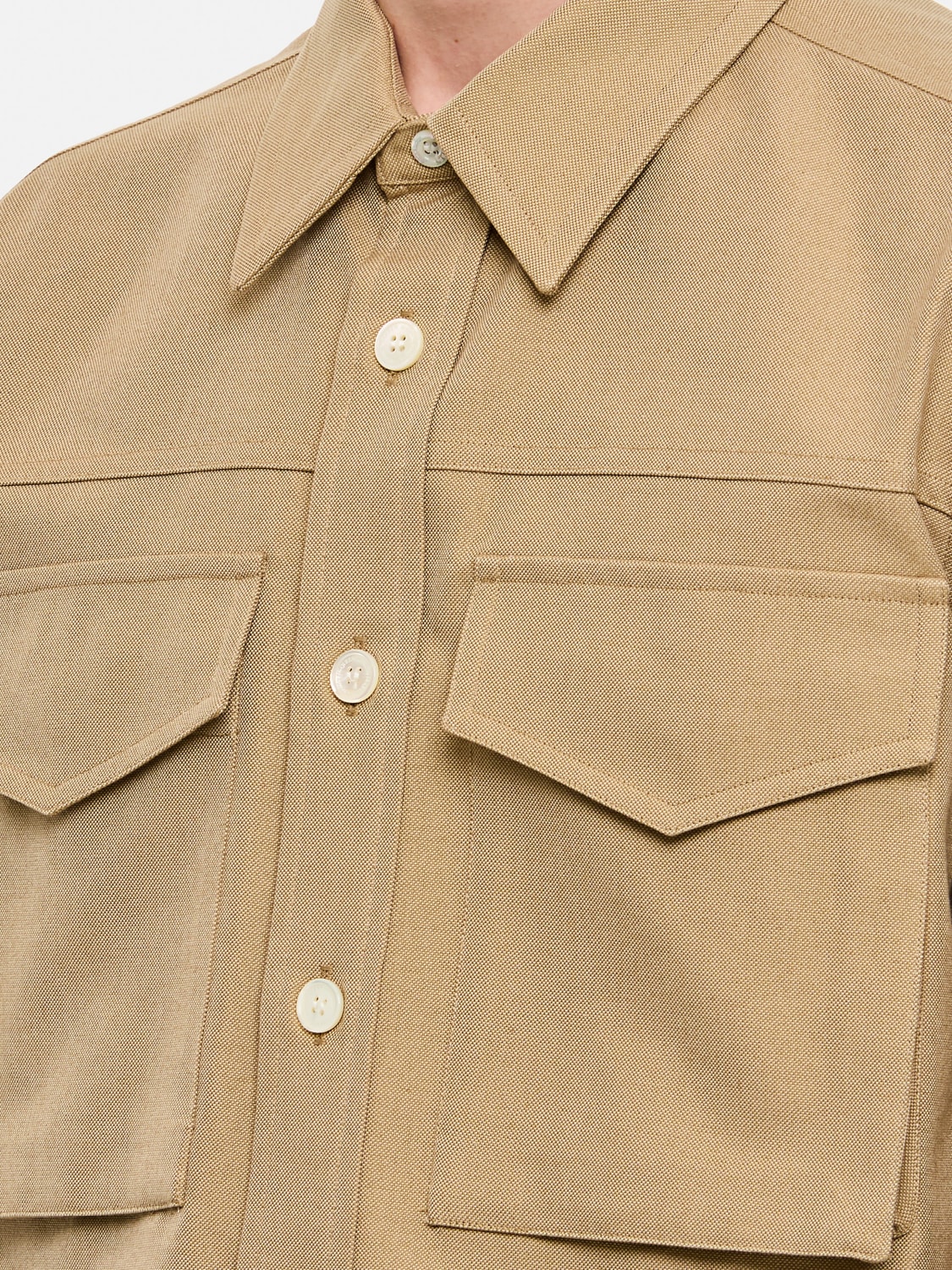 MCQUEEN SHIRT: Sweater men McQueen, Beige - Img 4