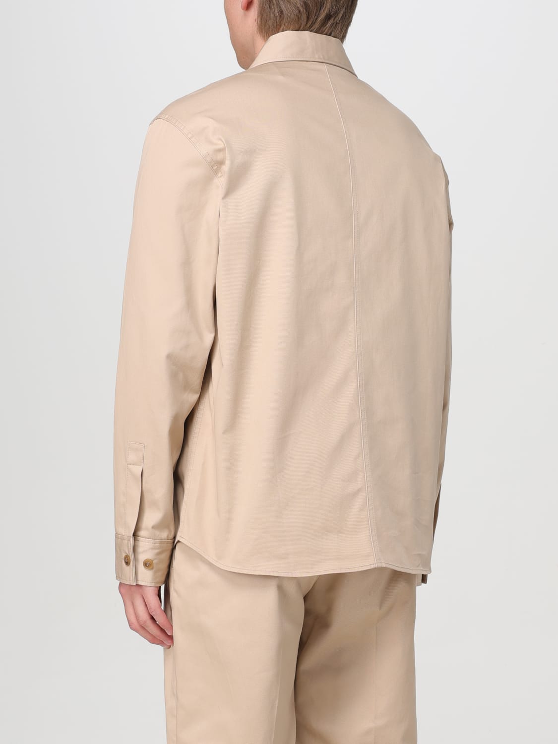 MAISON KITSUNÉ SHIRT: Shirt men Maison KitsunÉ, Beige - Img 3