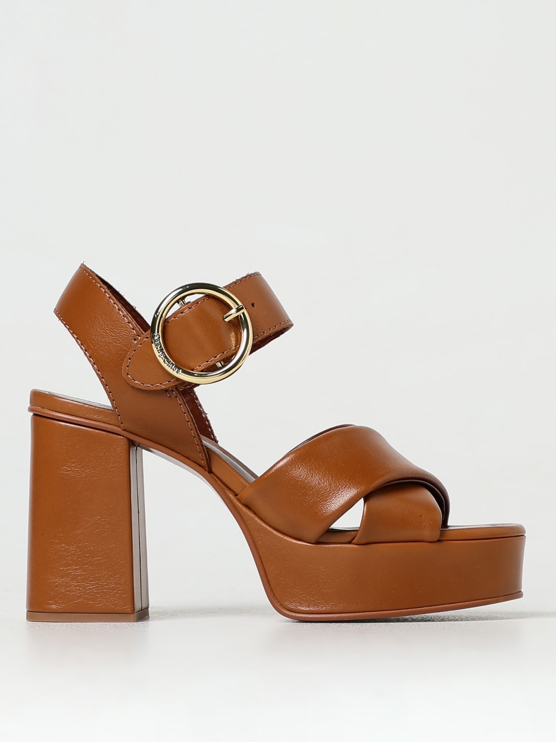 SEE BY CHLOÉ WEDGE SHOES: Wedge shoes woman See by ChloÉ, Brown - Img 1