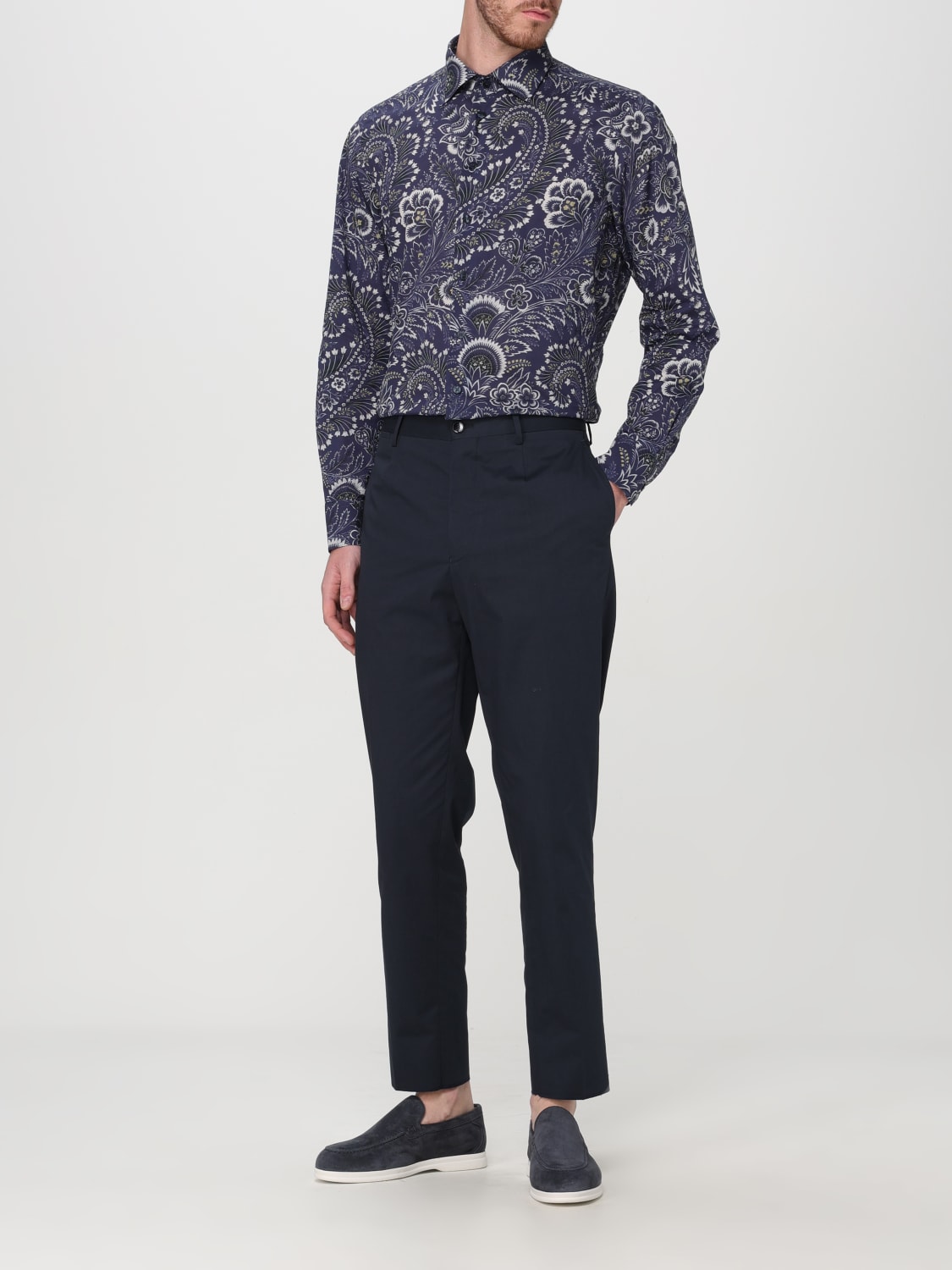 ETRO PANTS: Pants men Etro, Blue - Img 2