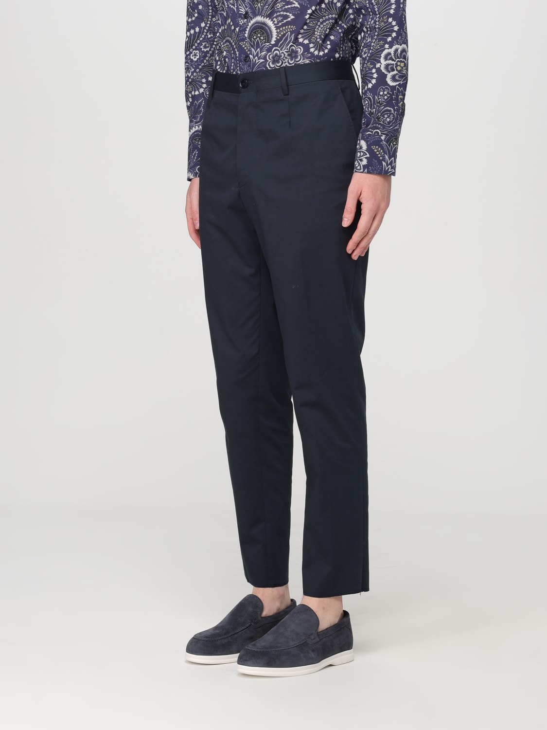 ETRO PANTS: Pants men Etro, Blue - Img 4