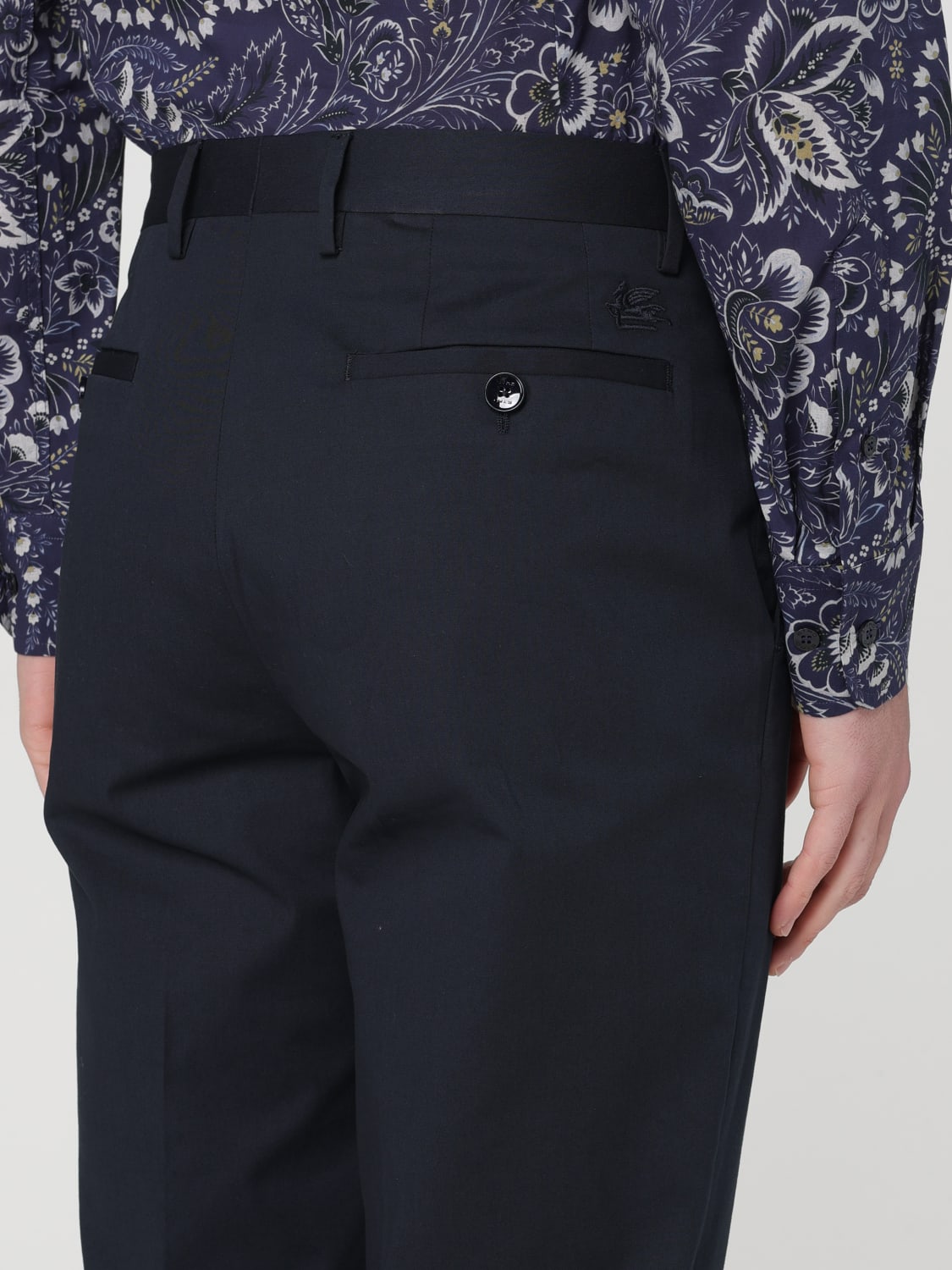 ETRO PANTS: Pants men Etro, Blue - Img 5