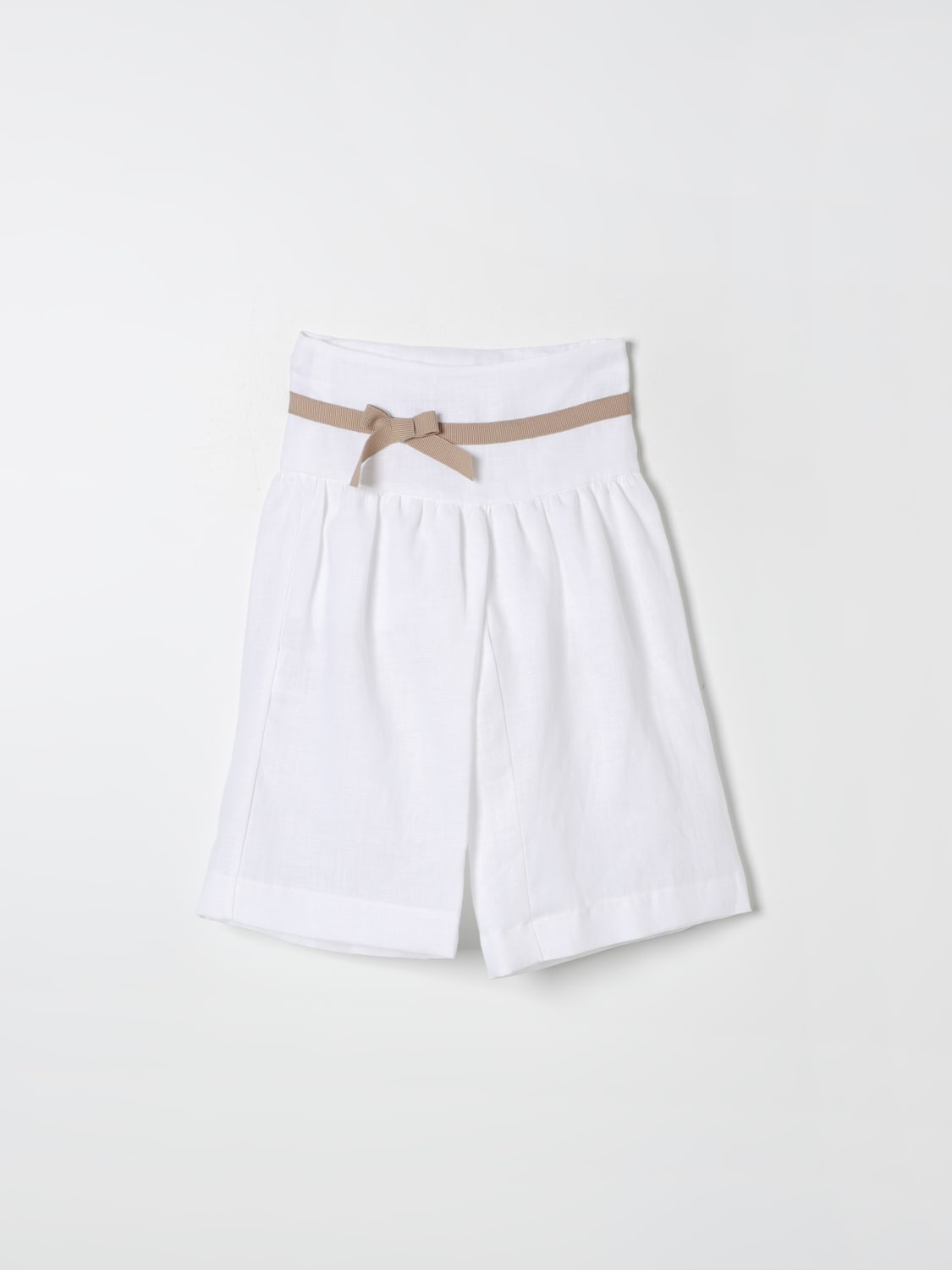 LA STUPENDERIA SHORT: La Stupenderia girls' shorts, White - Img 1