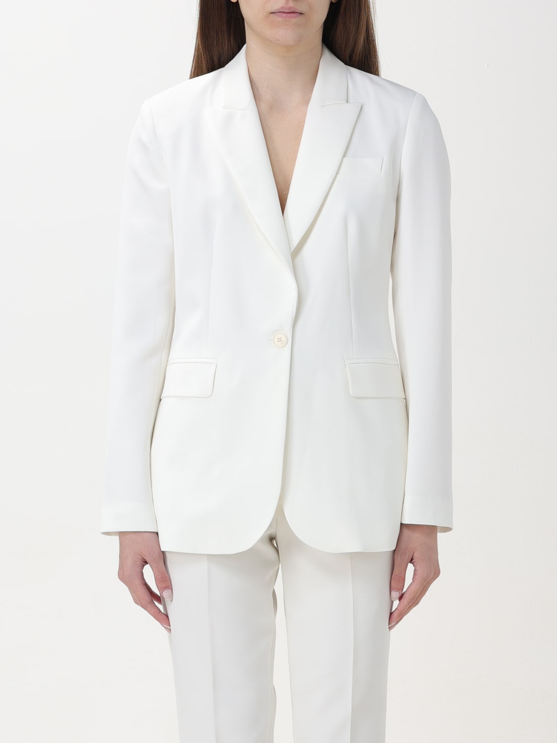 LIU JO BLAZER: Jacket woman Liu Jo, White - Img 1