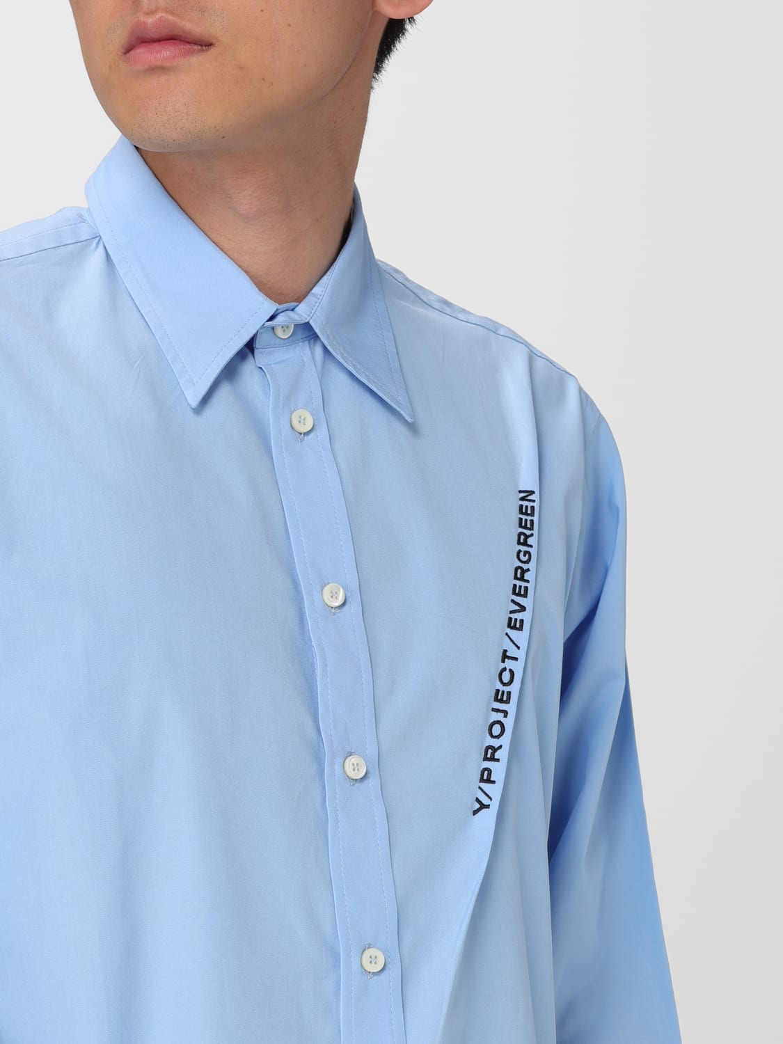 Y/PROJECT SHIRT: Shirt men Y/project, Sky Blue - Img 4