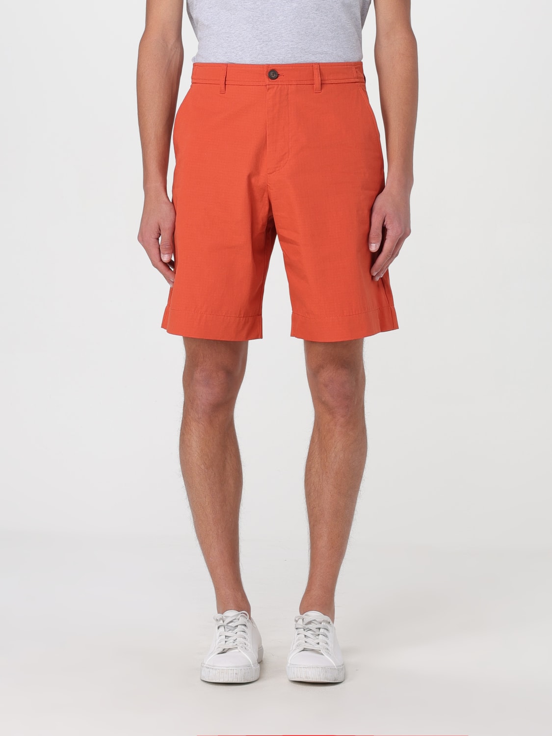 Maison Kitsune Outlet Short homme Orange Short Maison Kitsune MM01402WW0074 en ligne sur GIGLIO.COM