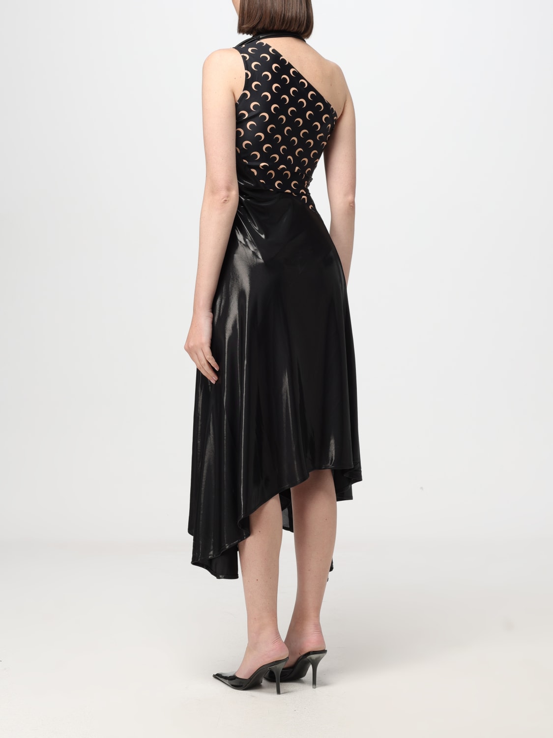 MARINE SERRE DRESS: Dress woman Marine Serre, Black - Img 2