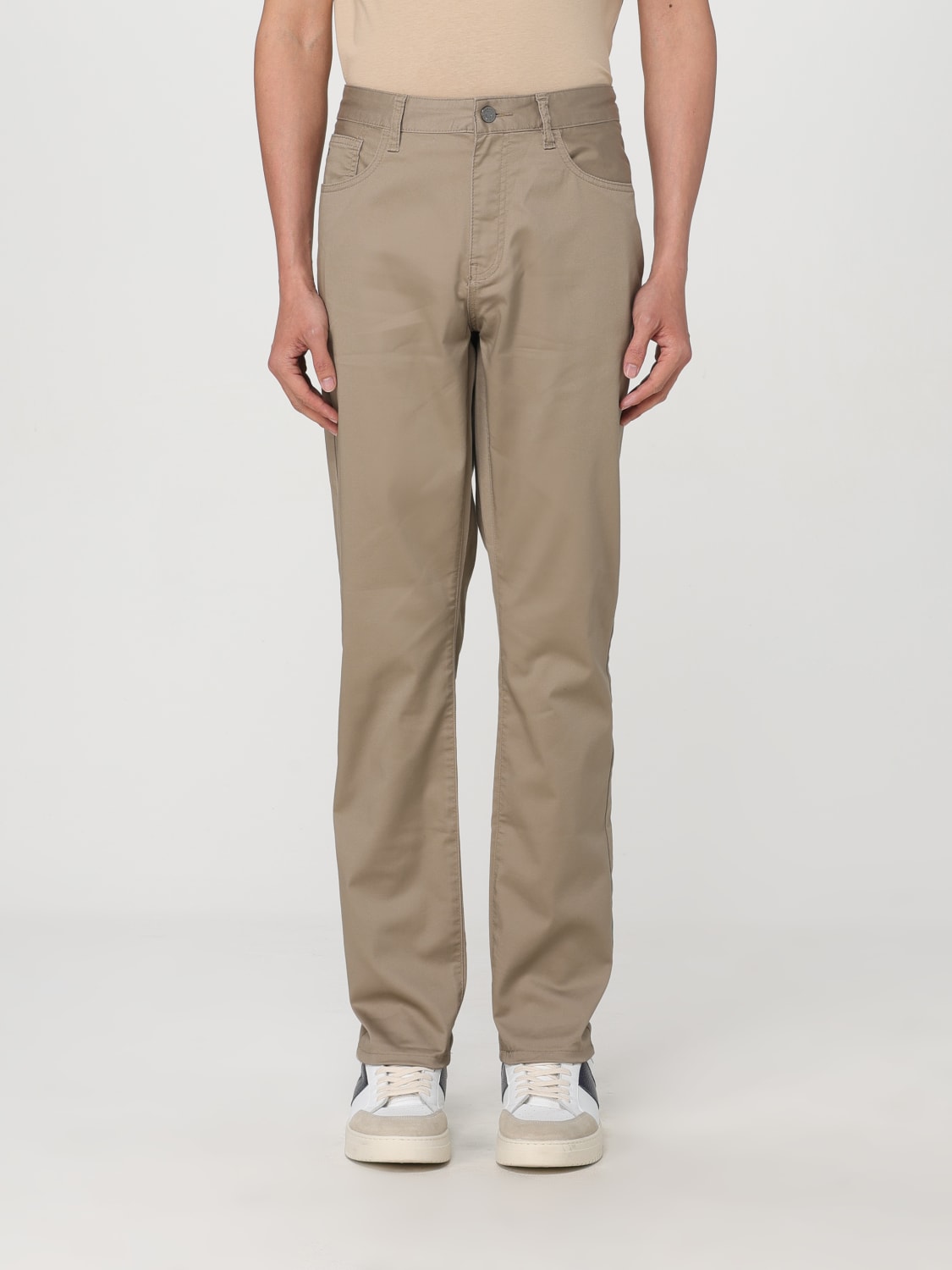 ARMANI EXCHANGE PANTS: Pants men Armani Exchange, Mud - Img 1